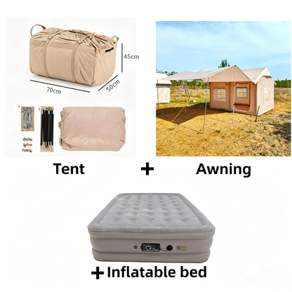 🔥Hot Sale - Waterproof Lightweight Oxford Cloth Automatic Inflatable Tent With Camping Equipment