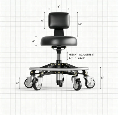 Dual-Height Professional Shop Seating Bundle